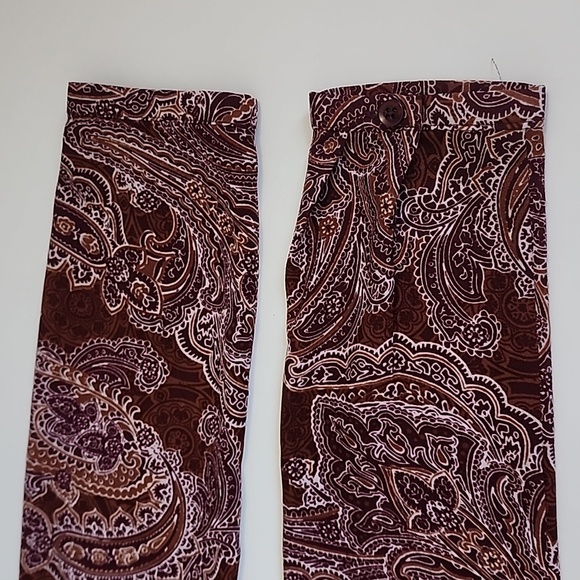 Prana Button Down Long Sleeve Paisley Print Top/ size S - Picture 11 of 13